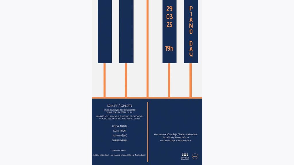 Piano Day koncert u Bujama
