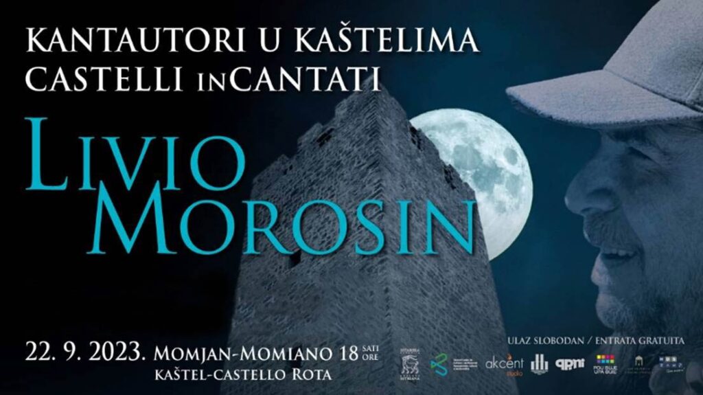 Kantautori u kaštelima u Momjanu – koncert Livija Morosina
