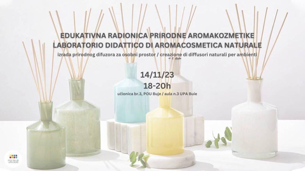 Radionica – Izrada prirodnog difuzora za osobni prostor