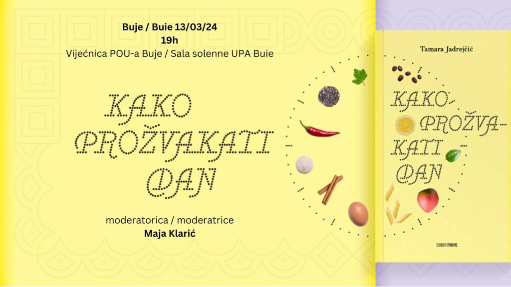 Predstavljanje knjige Kako prožvakati dan u POU Buje
