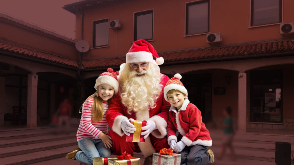 Djed Božićnjak donosi poklone za djecu koja ne pohađaju vrtić!