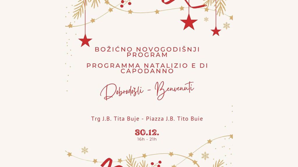 Obavijest o novom datumu Božićnog programa!