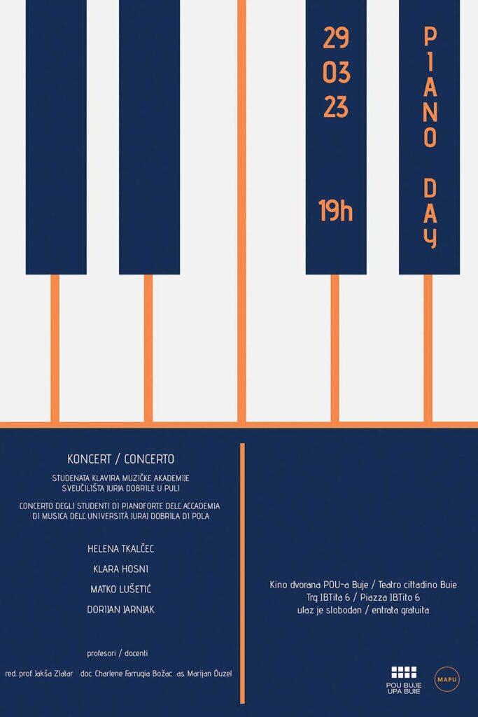 Piano Day koncert u Bujama