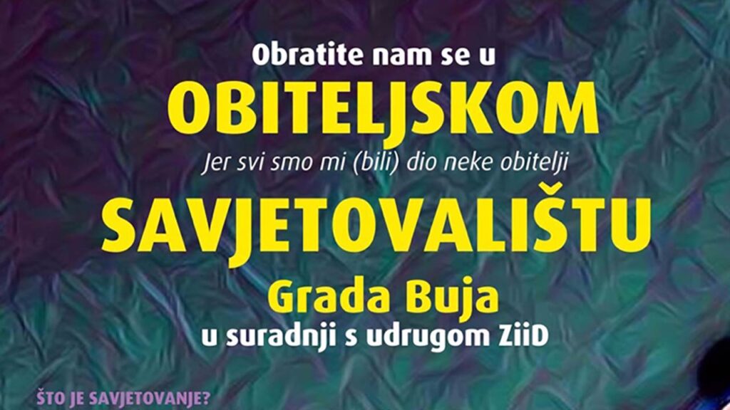 Besplatno obiteljsko savjetovalište Buje