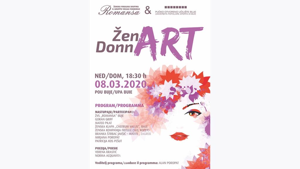 ŽenArt program povodom Dana žena u Bujama