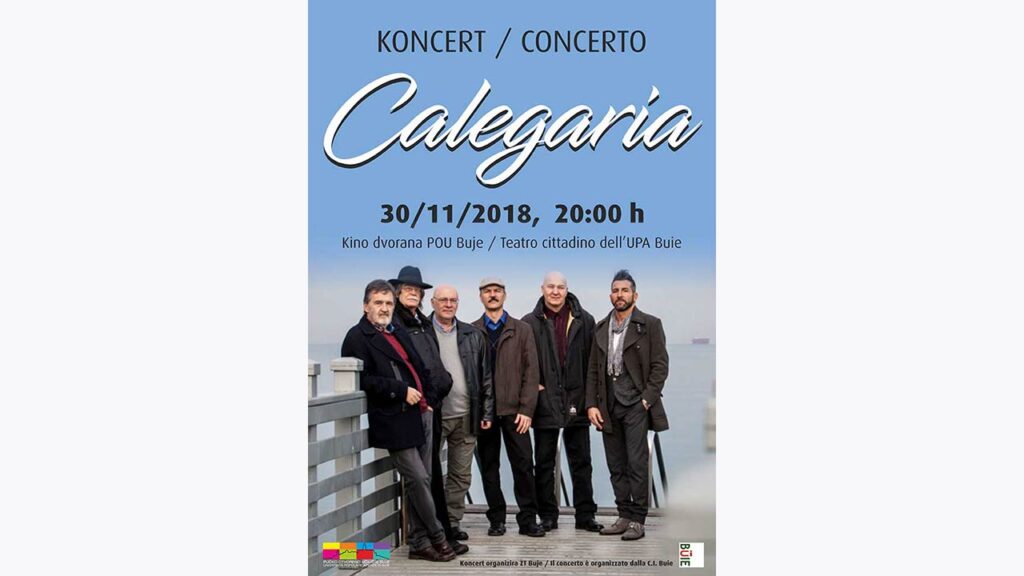 Koncert grupe Calegaria u Bujama
