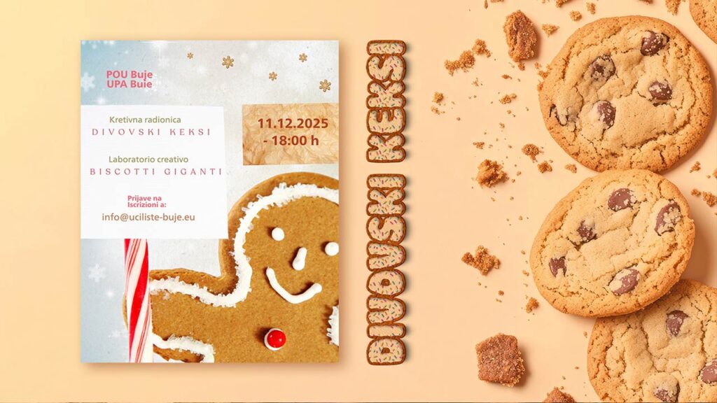 Divovski keksi kreativna radionica u Bujama