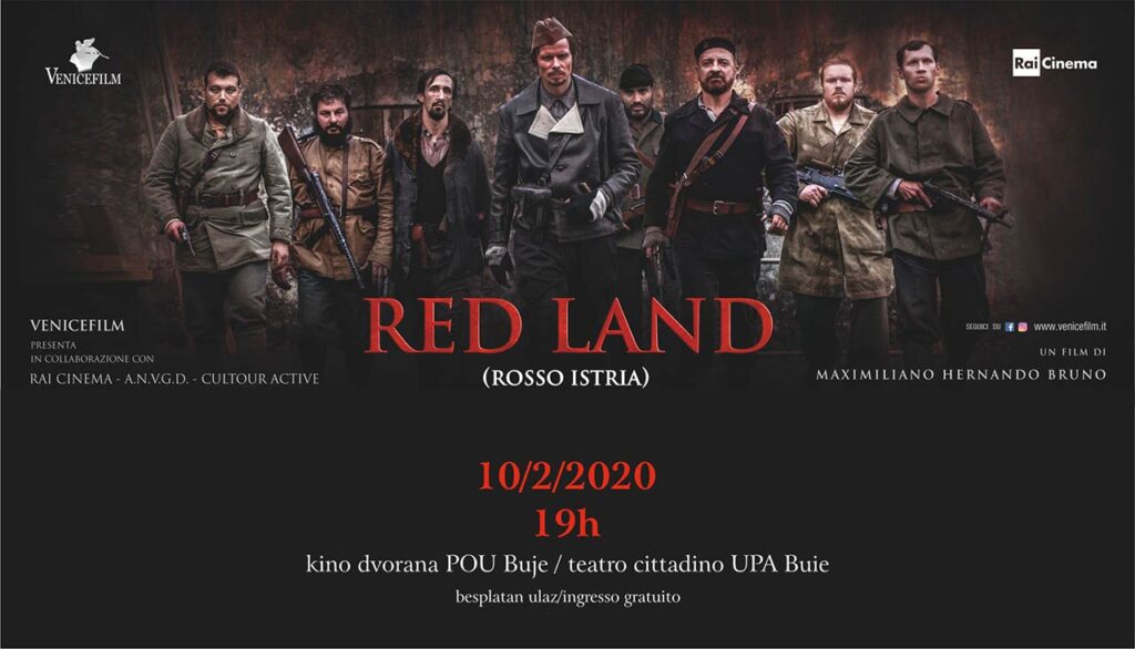 Projekcija filma Red Land – Rosso Istria
