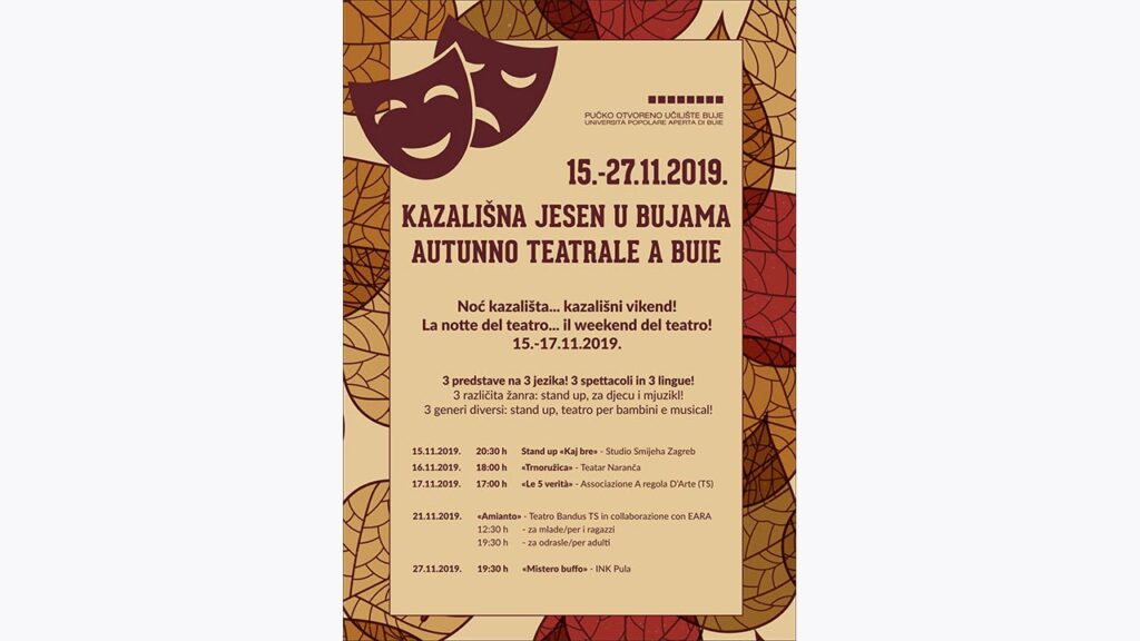 Kazališna jesen u Bujama