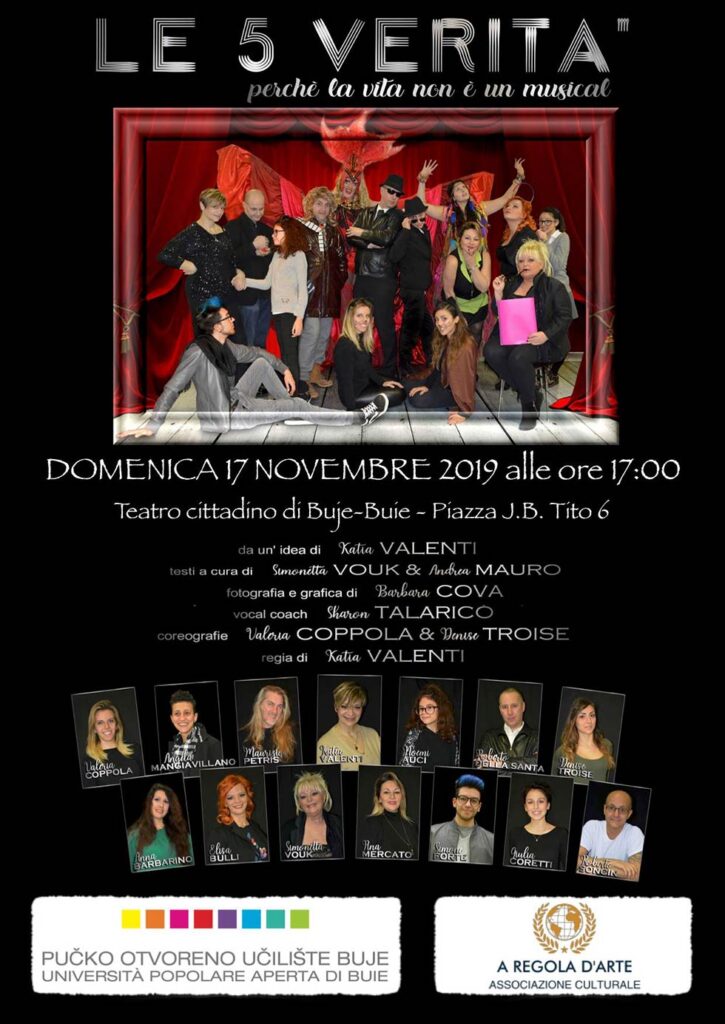 Mjuzikl Le 5 verità u Bujama