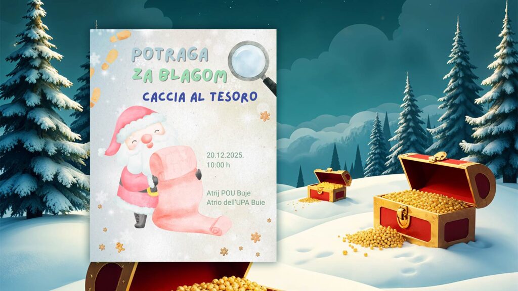 Božićna potraga za blagom u Bujama