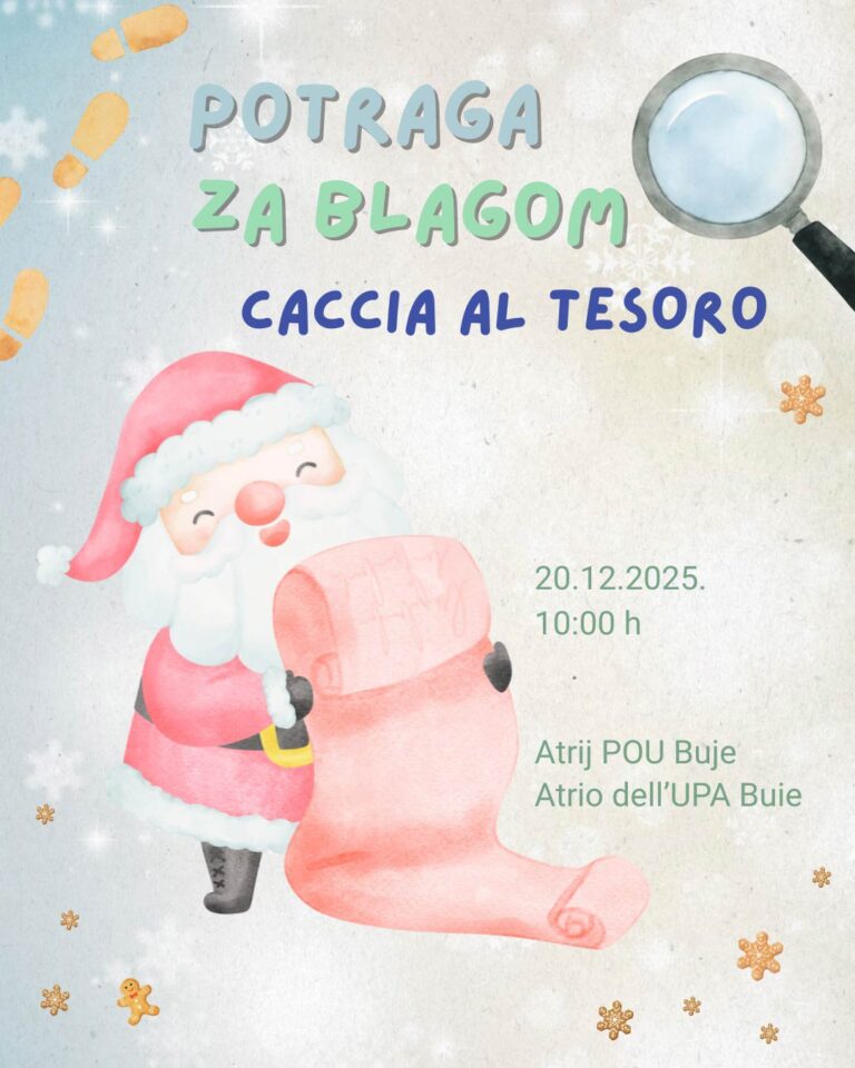 Božićna potraga za blagom u Bujama